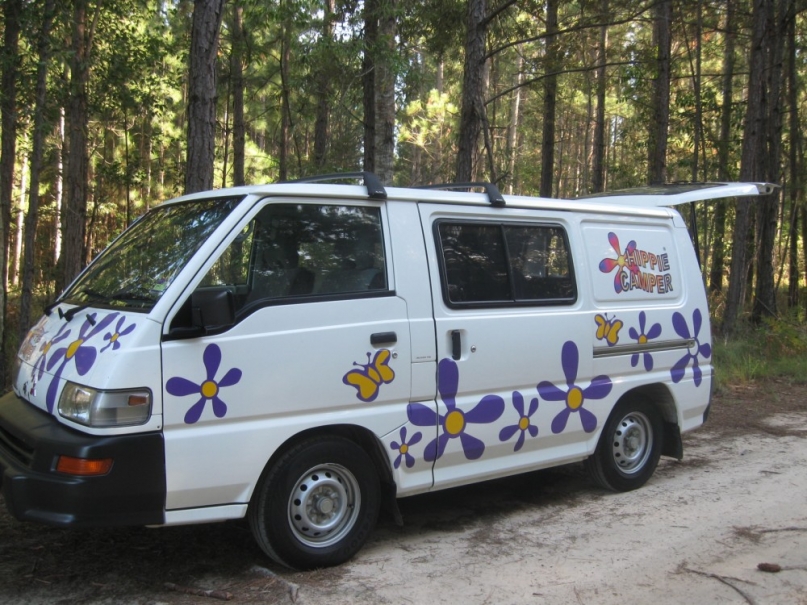 hippie camper rental car relocation