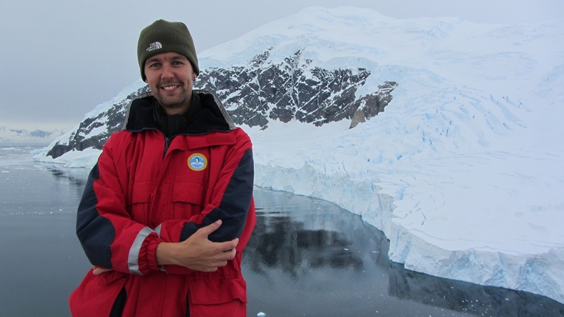 Victor in Antarctica