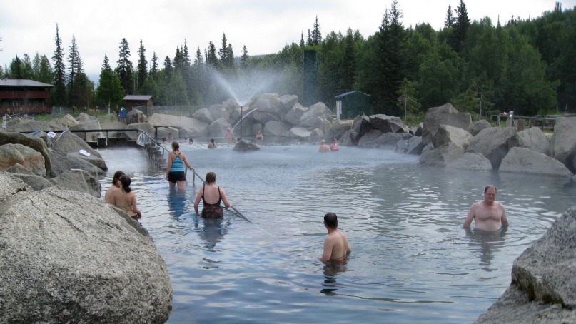 Chena hot springs Alaska